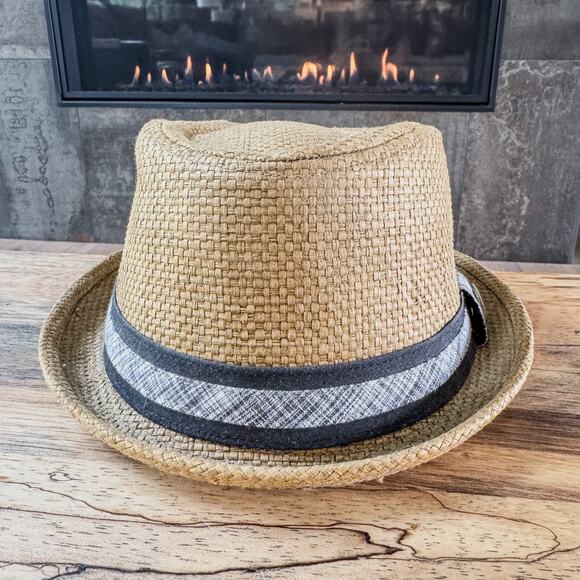 Vintage Peter Grimm True Character 1963 Follow the Rabbit Fedora-Paper Weave Tan - Picture 2 of 11